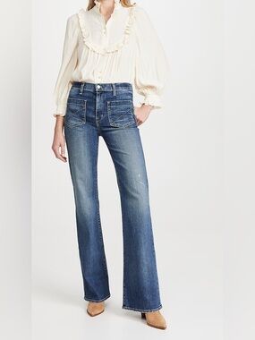 Nili Lotan Brindie Jeans Classic Wash Size 30